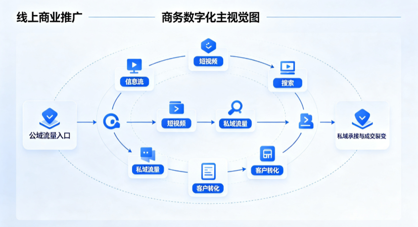 灵台县线上商业推广怎么做？全域流量闭环搭建与低成本转化实战指南